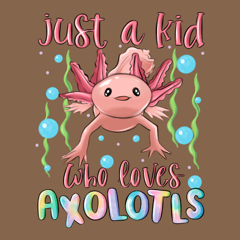 Just A Kid Who Loves Axolotls Premium Tee by MaliasSmallBusiness | Teevron