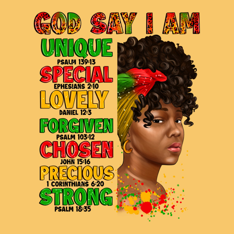 God Say I Am Juneteenth Afro Girl Vintage Hoodie by Artiststas | Teevron