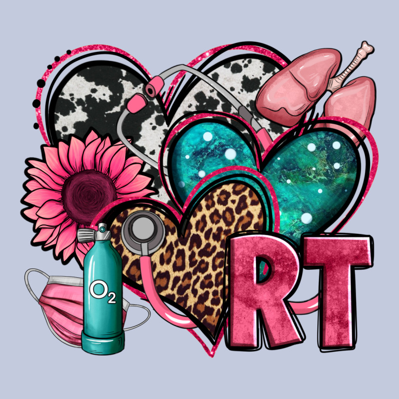 Rt Respiratory Therapist Hearts Long Sleeve Tee by Jasminsmagicworld | Teevron