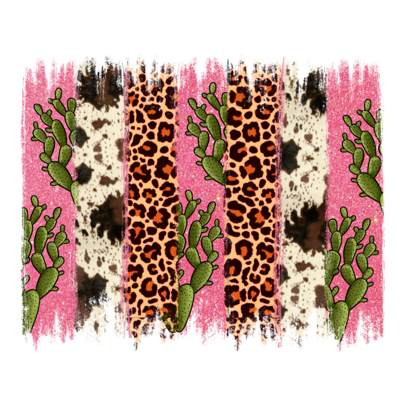 Cactus Leopard Cowhide Brush Stroke Urban Heavy Tee by Artiststas | Teevron