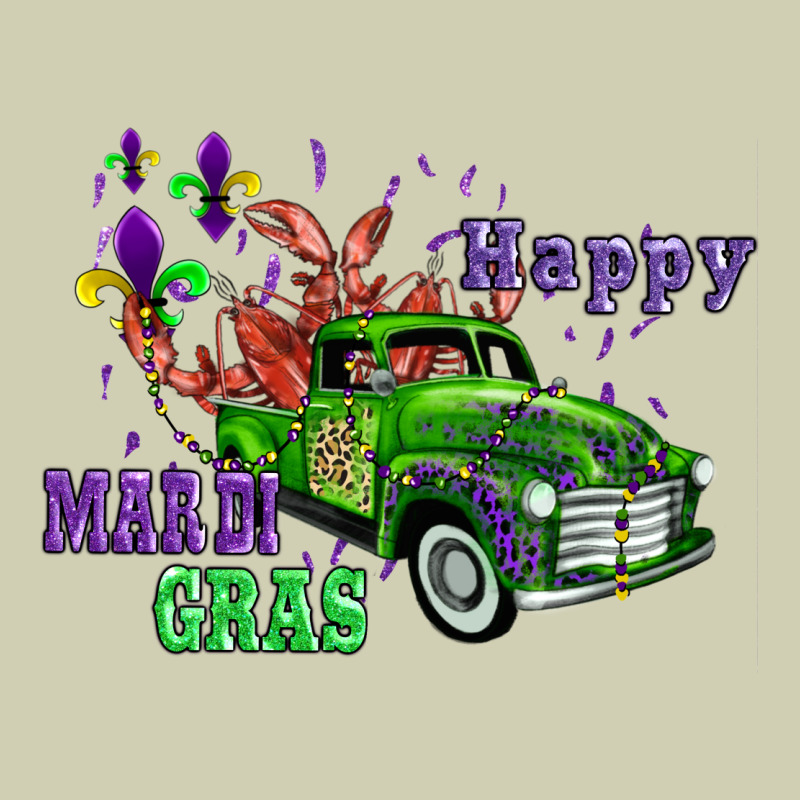 Mardi Gras With Truck Heavy Core Tee by AdoDesignShop | Teevron