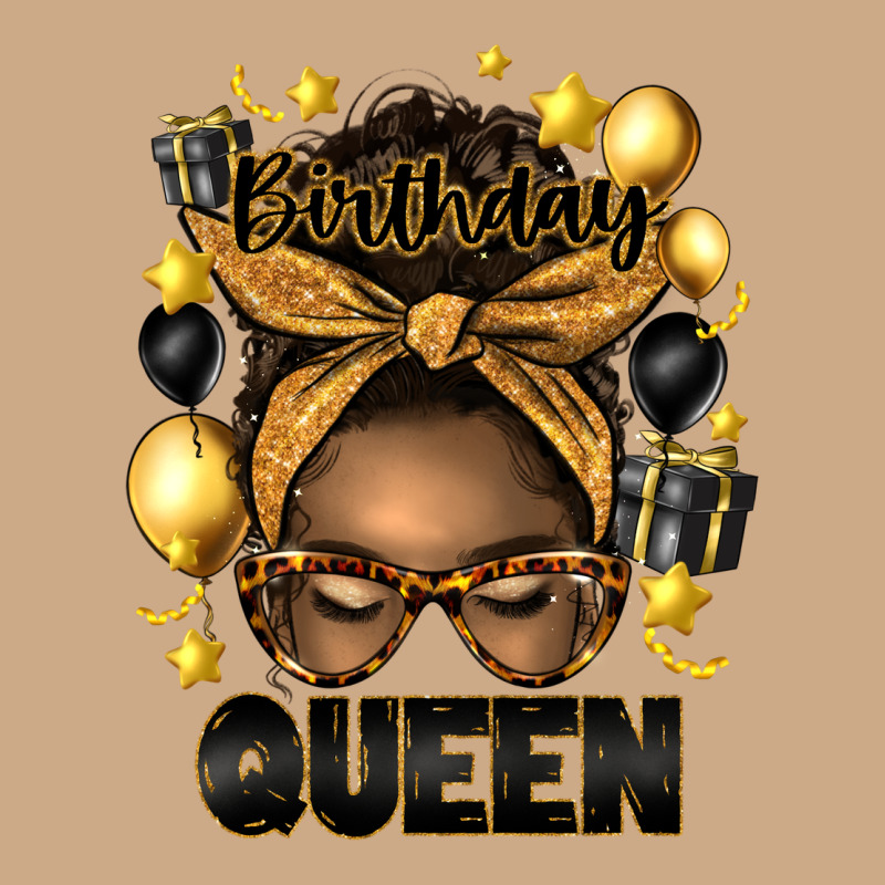 Birthday Queen Afro Messy Bun Vintage Hoodie by Artiststas | Teevron