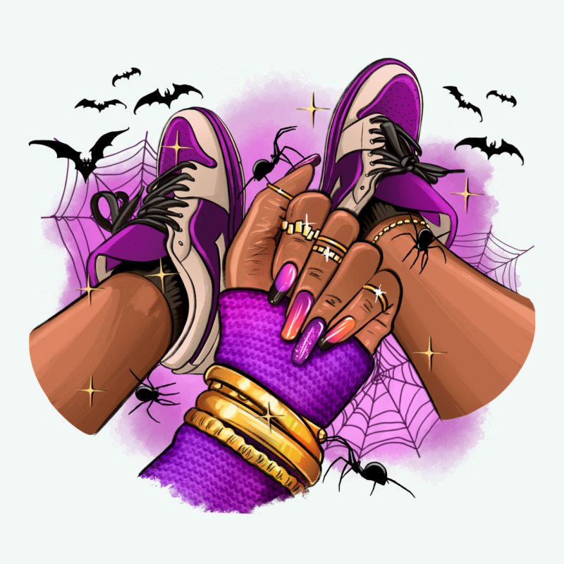 Halloween Afro Sneakers Premium Hoodie by RanaPortraitStore | Teevron
