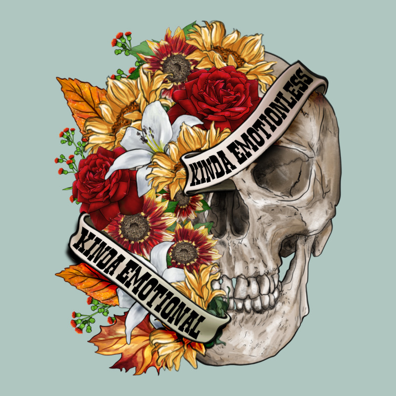 Skull Kinda Emotionless Kinda Emotional Premium Sweatshirt by FaDigitalArtStudio | Teevron