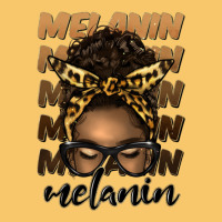 Melanin Afro Messy Bun Vintage Hoodie | Teevron