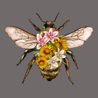Bee With Flowers Urban Heavy Tee | Teevron