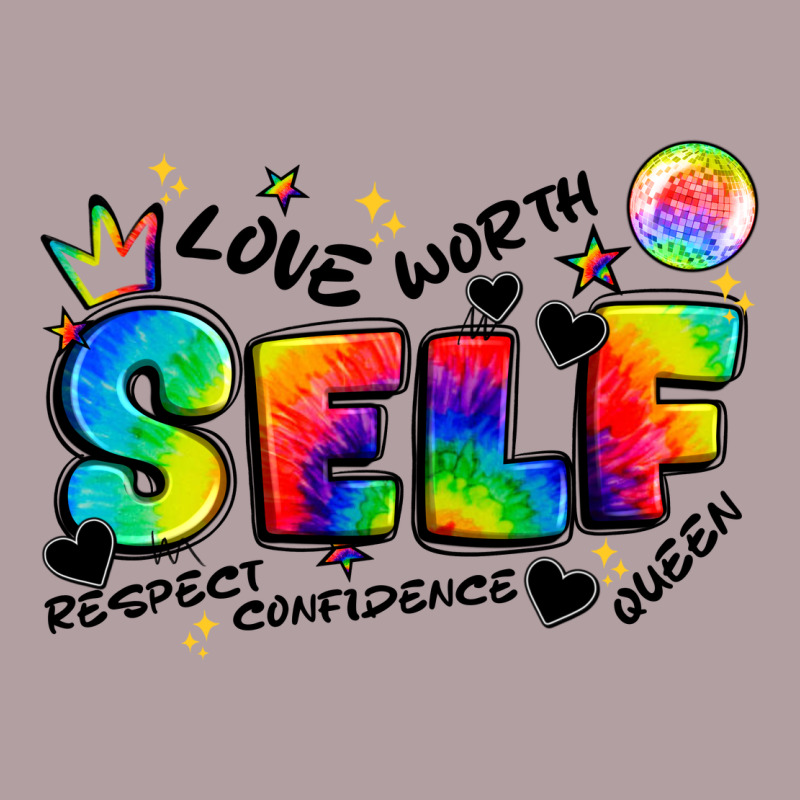 Self Love Tie Dye Vintage Hoodie by Artiststas | Teevron