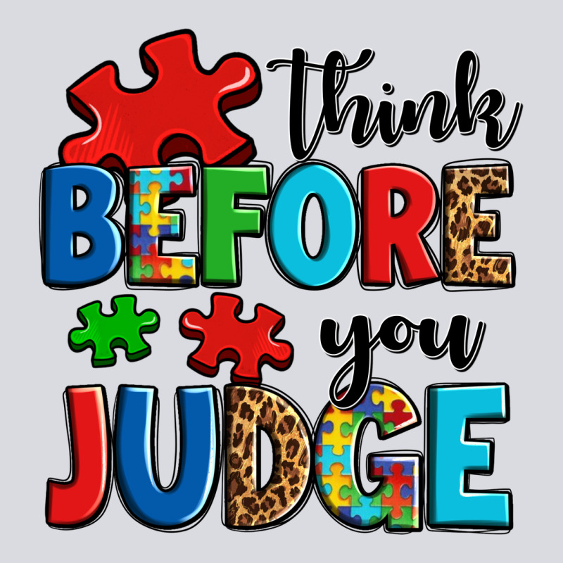 Think Before You Judge Zipper Hoodie by OliviaCreatesArt | Teevron