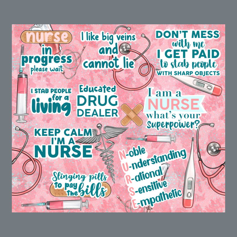 Funny Nurse Heavyweight Sweatshirt by TumblerDesignByShophia | Teevron