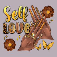 Black Woman Self Love Nails Vintage Tee | Teevron
