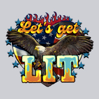 Let's Get Lit America Eagle 4th Of July Heavyweight Sweatshirt | Teevron