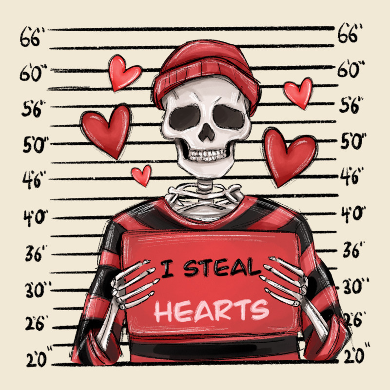 I Steal Hearts Skeleton Valentine's Day Premium Tee by MaliasSmallBusiness | Teevron