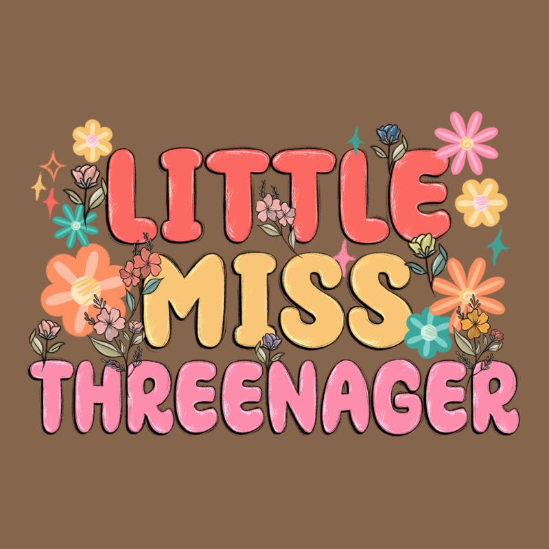 Little Miss Threenager Premium Tee by MaliasSmallBusiness | Teevron