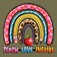 Teach Love Inspire Rainbow Vintage Hoodie | Teevron