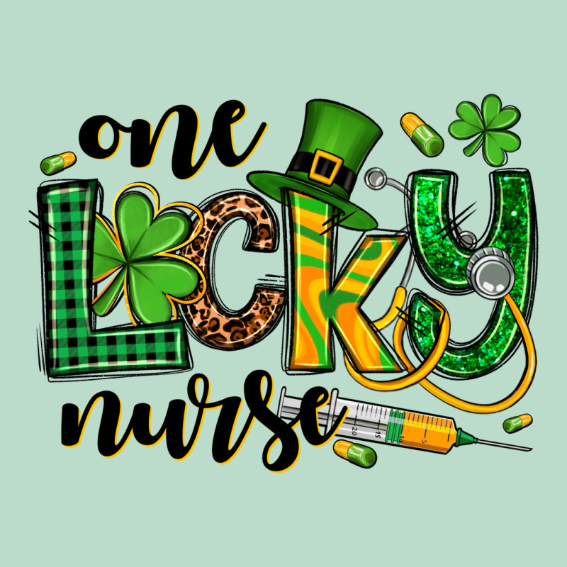 St. Patrick's Day One Lucky Nurse Premium Hoodie by OliviaCreatesArt | Teevron