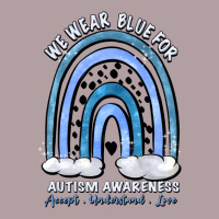 We Wear Blue For Autism Awareness Accept Understan Vintage Hoodie | Teevron