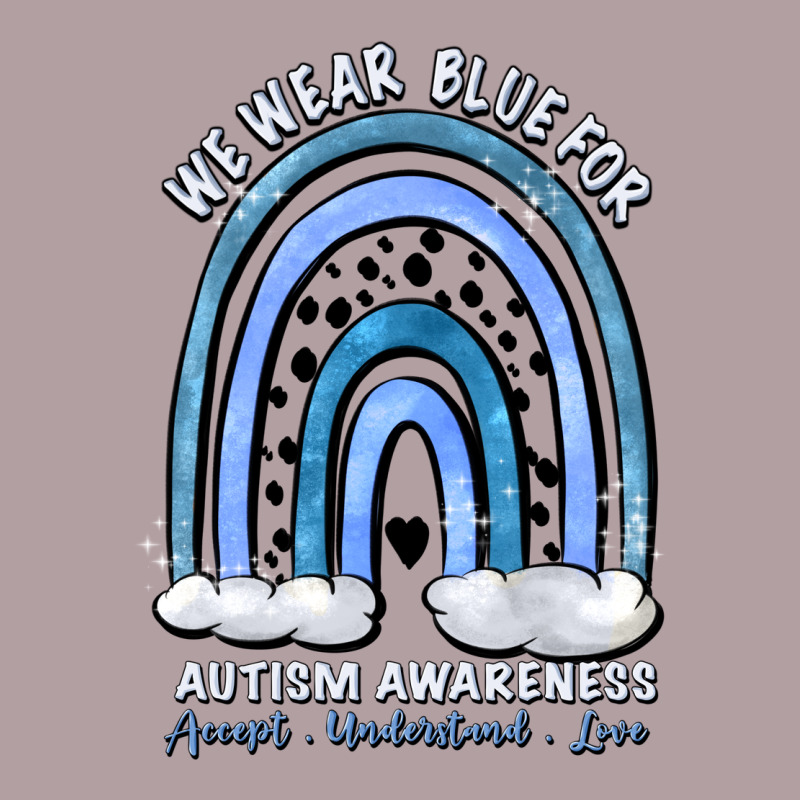 We Wear Blue For Autism Awareness Accept Understan Vintage Hoodie by Artiststas | Teevron