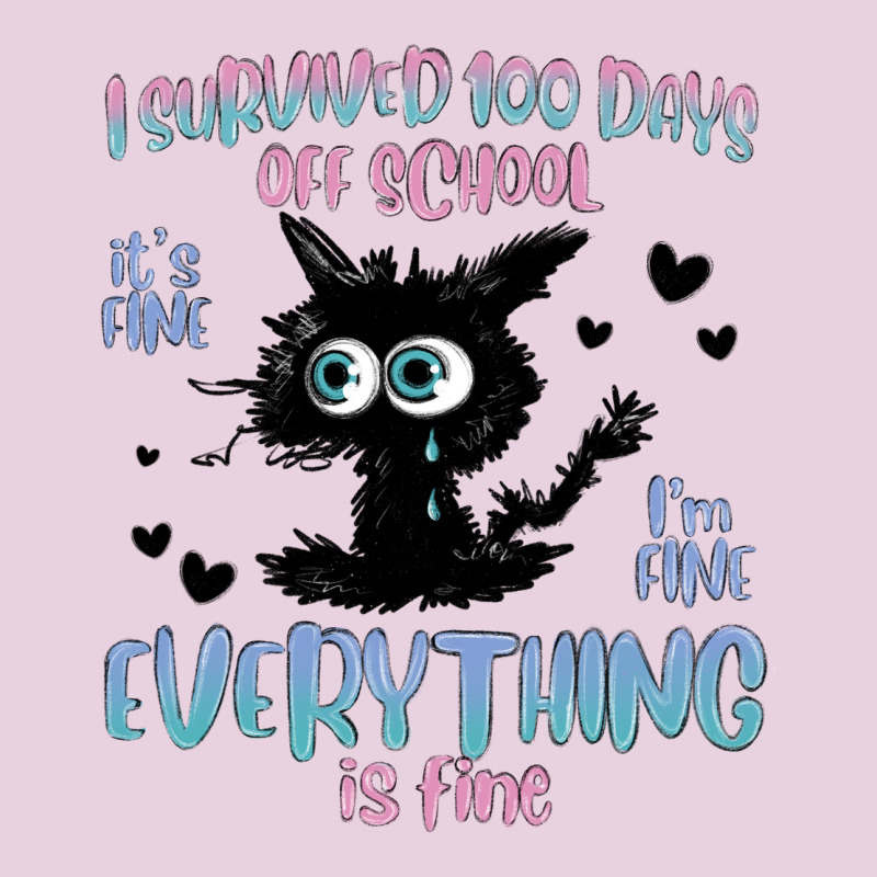 I Survived 100 Days Of School Cat Ladies Tee by MaliasSmallBusiness | Teevron