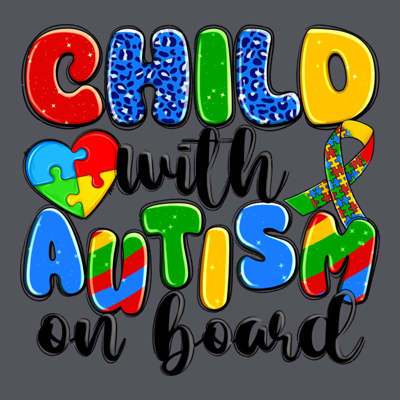 Child With Autism On Board Vintage Hoodie by Artiststas | Teevron