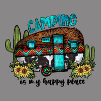 Camping Is My Happy Place2 Vintage Tee | Teevron