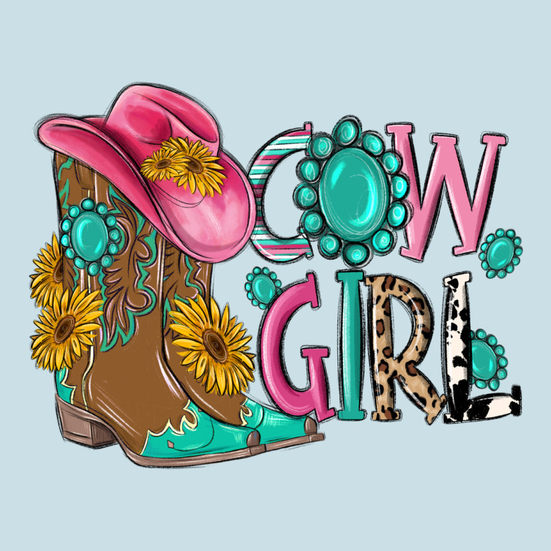 Cow Girl Western Boots Ladies Tee by MaliasSmallBusiness | Teevron