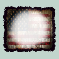 America Wood Flag With Bbeach Effect Zipper Hoodie | Teevron