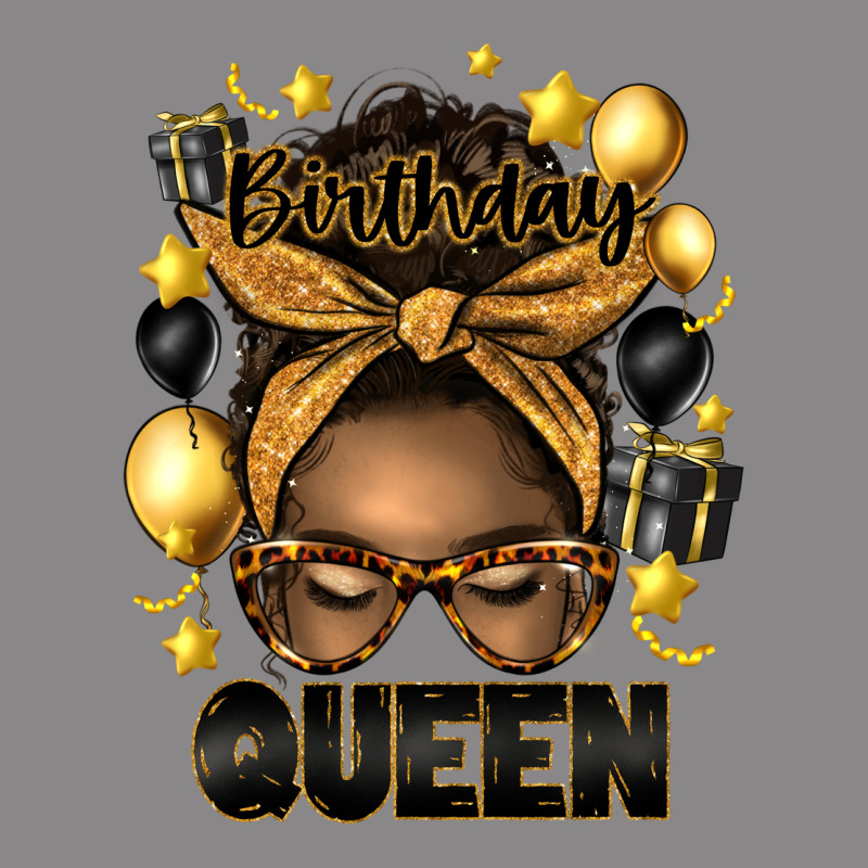 Birthday Queen Afro Messy Bun Vintage Tee by Artiststas | Teevron