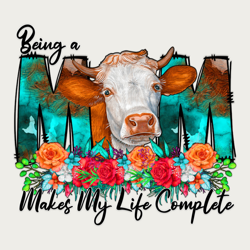 Being A Mom Makes My Life Complete Zipper Hoodie by CowCowDesign | Teevron