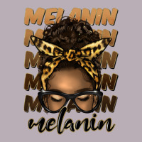 Melanin Afro Messy Bun Vintage Tee | Teevron