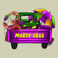 Mardi Grass Umbrella With Truck Heavy Core Tee | Teevron