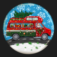 Santa Claus With Retro Van  Christmas Ornament Heavyweight Hoodie | Teevron