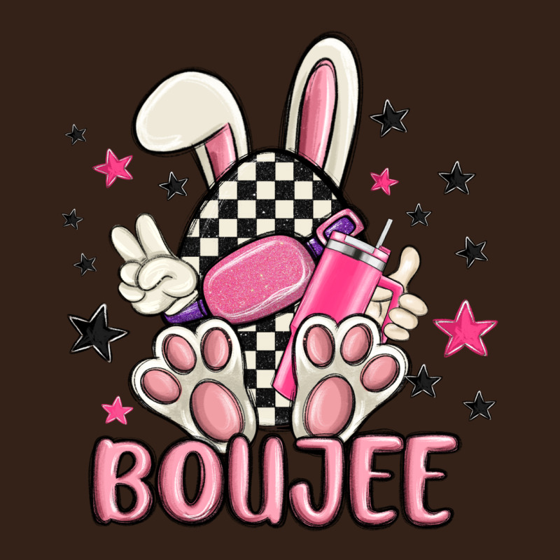 Boujee Checkered Easter Bunny Egg Trending Heavy Core Tee by MaliasSmallBusiness | Teevron