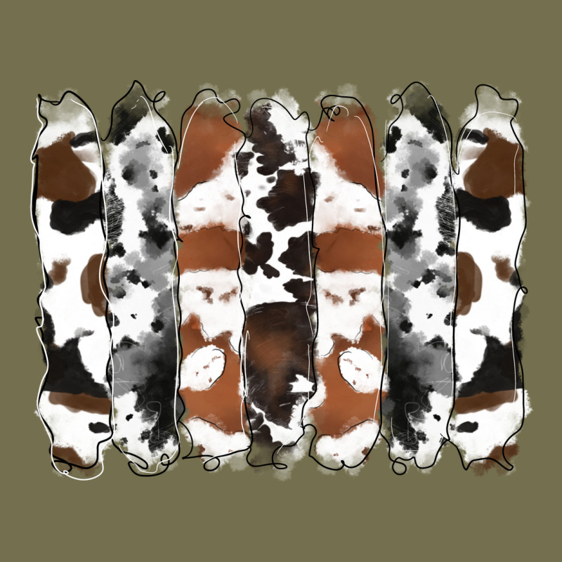 Cowhide Brushstrokes Vintage Hoodie by RanaPortraitStore | Teevron