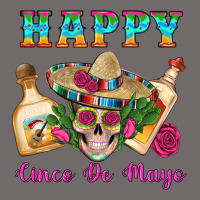 Happy Cinco De Mayo Mexican Skull Tequila Bottle Roses Cactus Urban Heavy Tee | Teevron