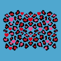 Valentine's Day Leopard And Heart Background Premium Hoodie | Teevron