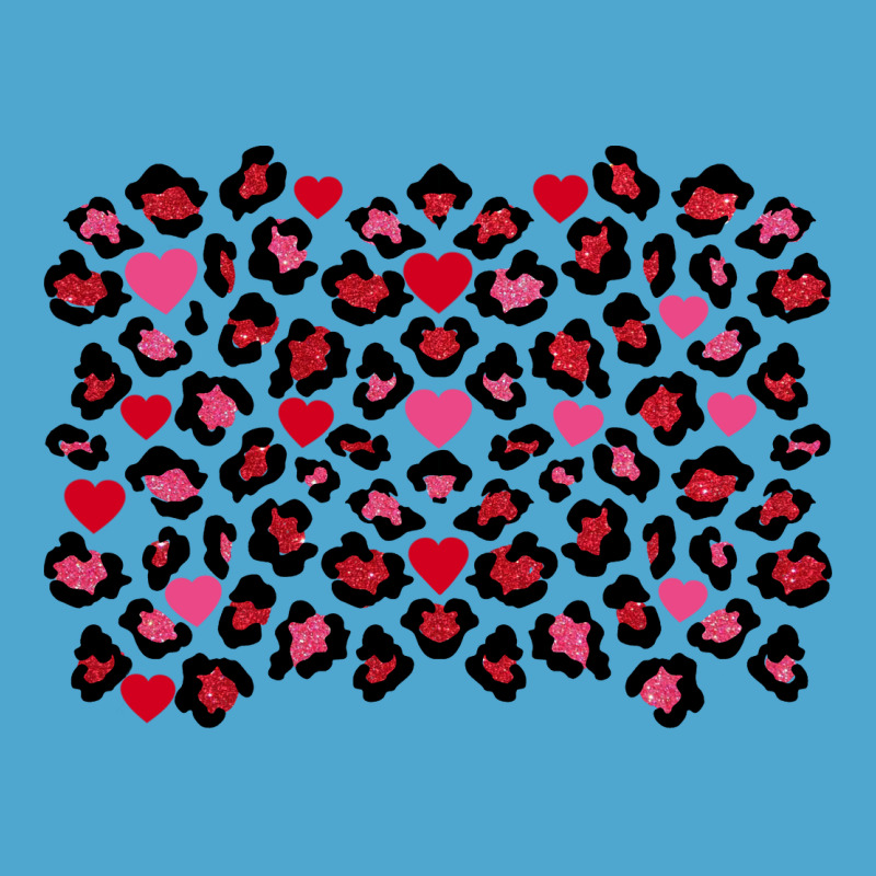 Valentine's Day Leopard And Heart Background Premium Hoodie by FaDigitalArtStudio | Teevron