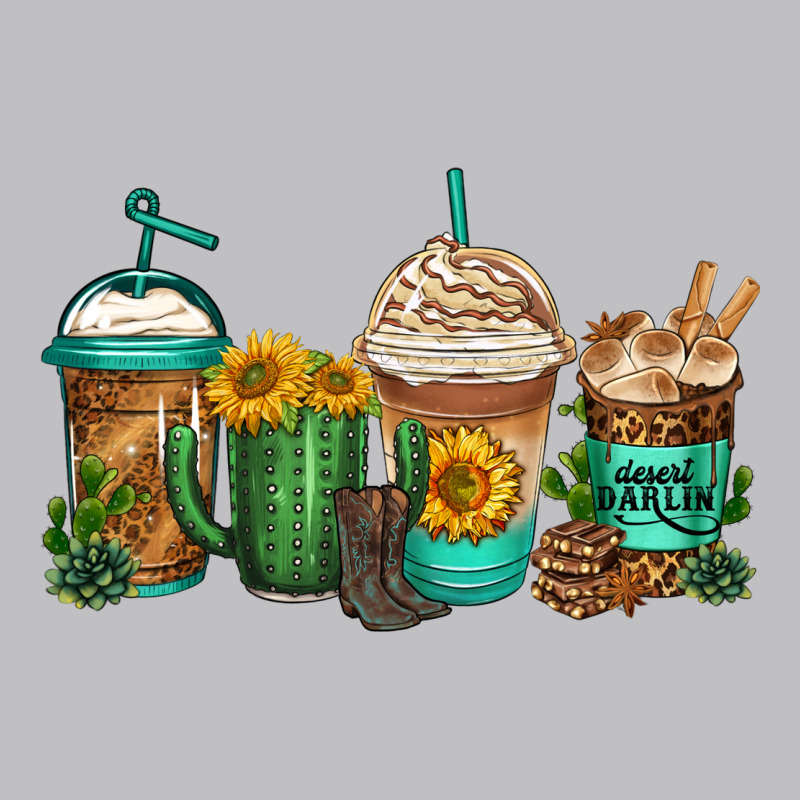 Desert Darlin Coffee Cups Long Sleeve Tee by Jasminsmagicworld | Teevron