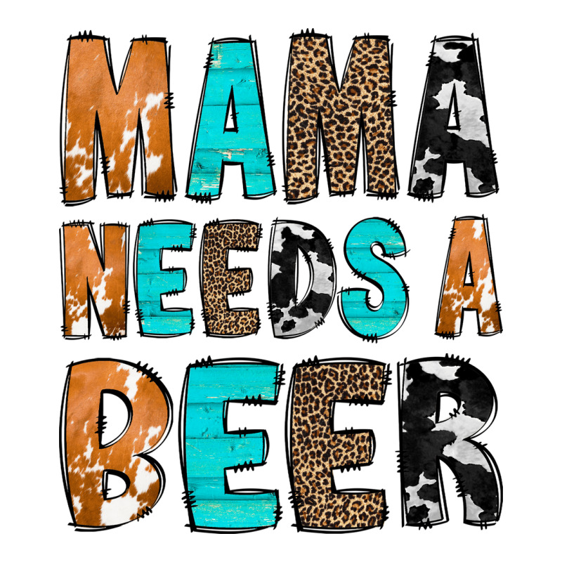 Mama Needs A Beer Zipper Hoodie by CowCowDesign | Teevron