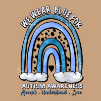 We Wear Blue For Autism Awareness Accept Understan Vintage Tee | Teevron