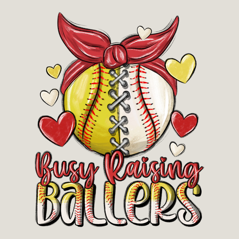 Busy Raising Ballers Heavy Core Tee by MaliasSmallBusiness | Teevron