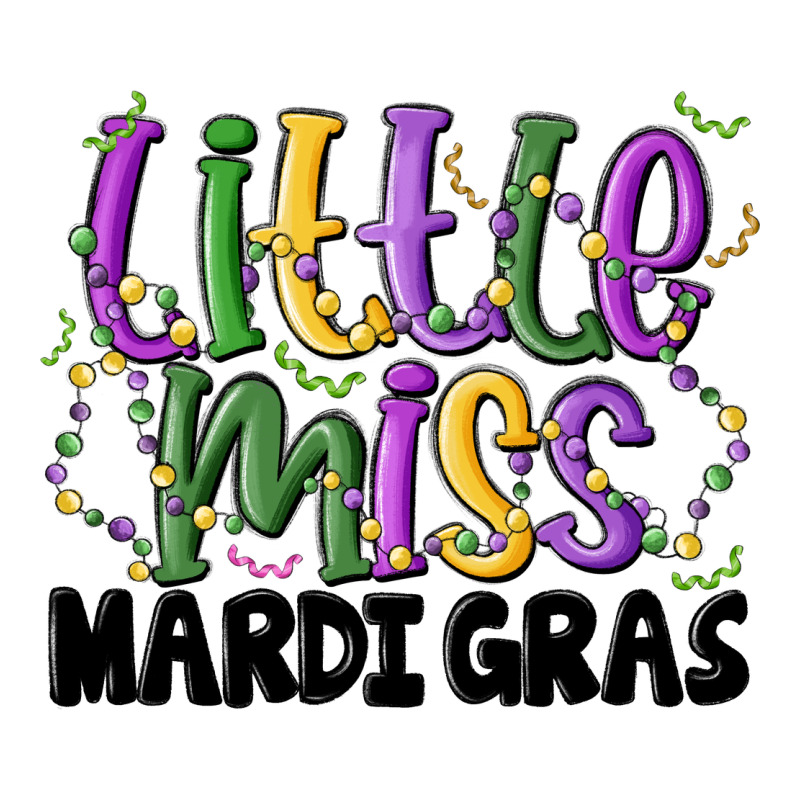 Little Miss Mardi Gras Ladies Tee by MaliasSmallBusiness | Teevron