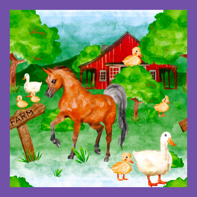 Farm Life Seamless Pattern Premium Sweatshirt by FaDigitalArtStudio | Teevron