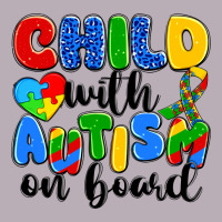 Child With Autism On Board Vintage Tee | Teevron