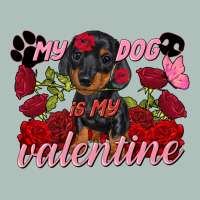 My Dog Is My Valentine Valentine's Day Heavyweight Hoodie | Teevron