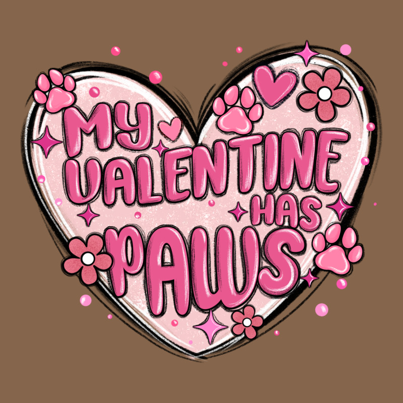 My Valentine Has Paws Premium Tee by MaliasSmallBusiness | Teevron