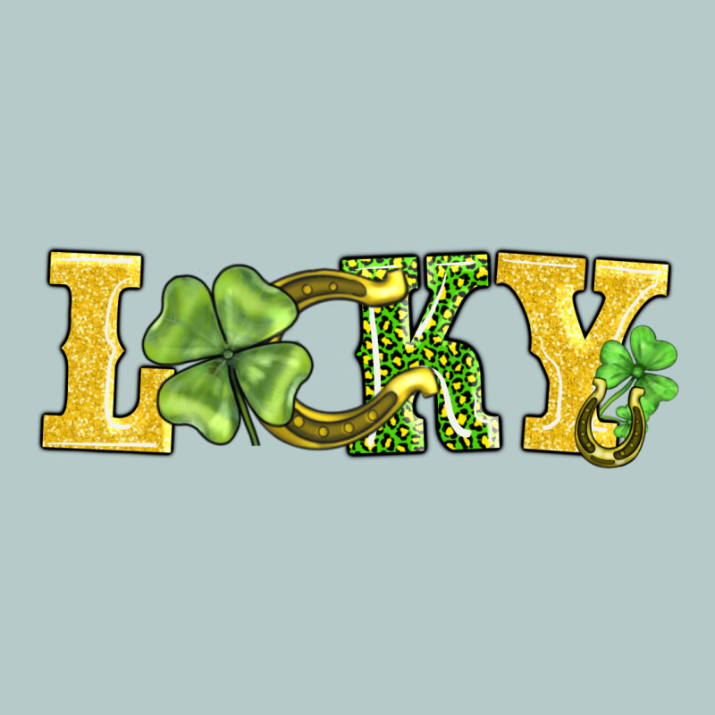 Lucky Horseshoe And Four Leaf Clover Heavy Core Tee by AdoDesignShop | Teevron