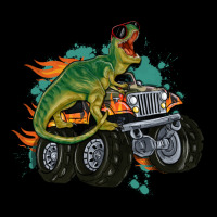 Monster Truck And T Rex Dinosaur Ladies Tee | Teevron