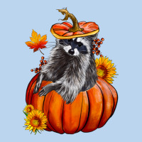 Fall Pumpkin Raccoon Classic Tee | Teevron