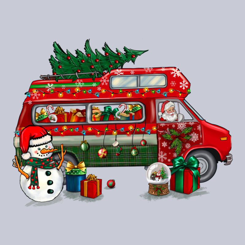 Christmas Santa Claus With Retro Van Heavyweight Hoodie by BundleAndBundleShop | Teevron