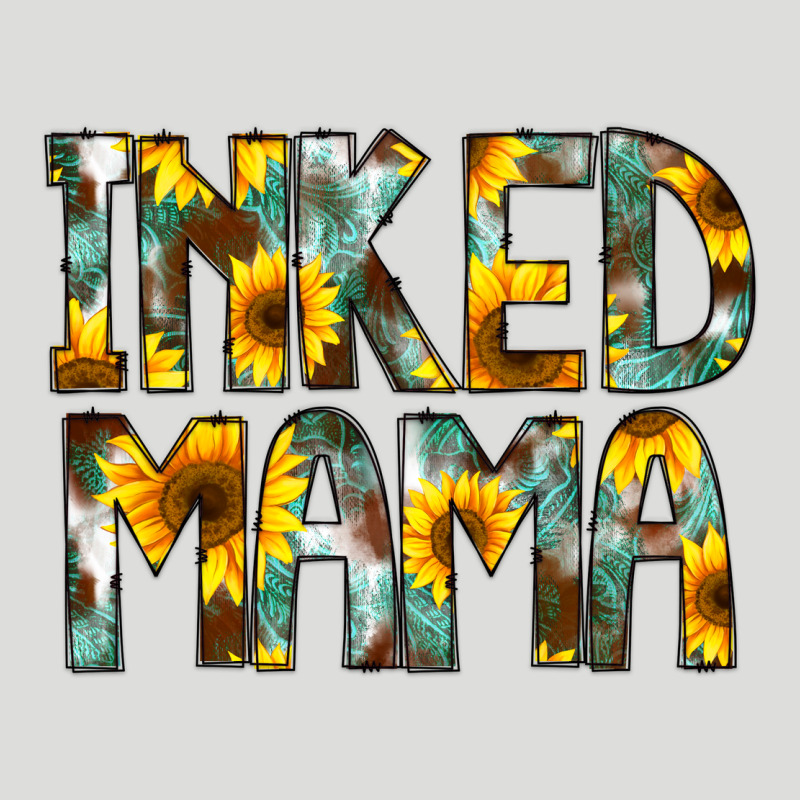 Inked Mama Flowers Zipper Hoodie by CowCowDesign | Teevron